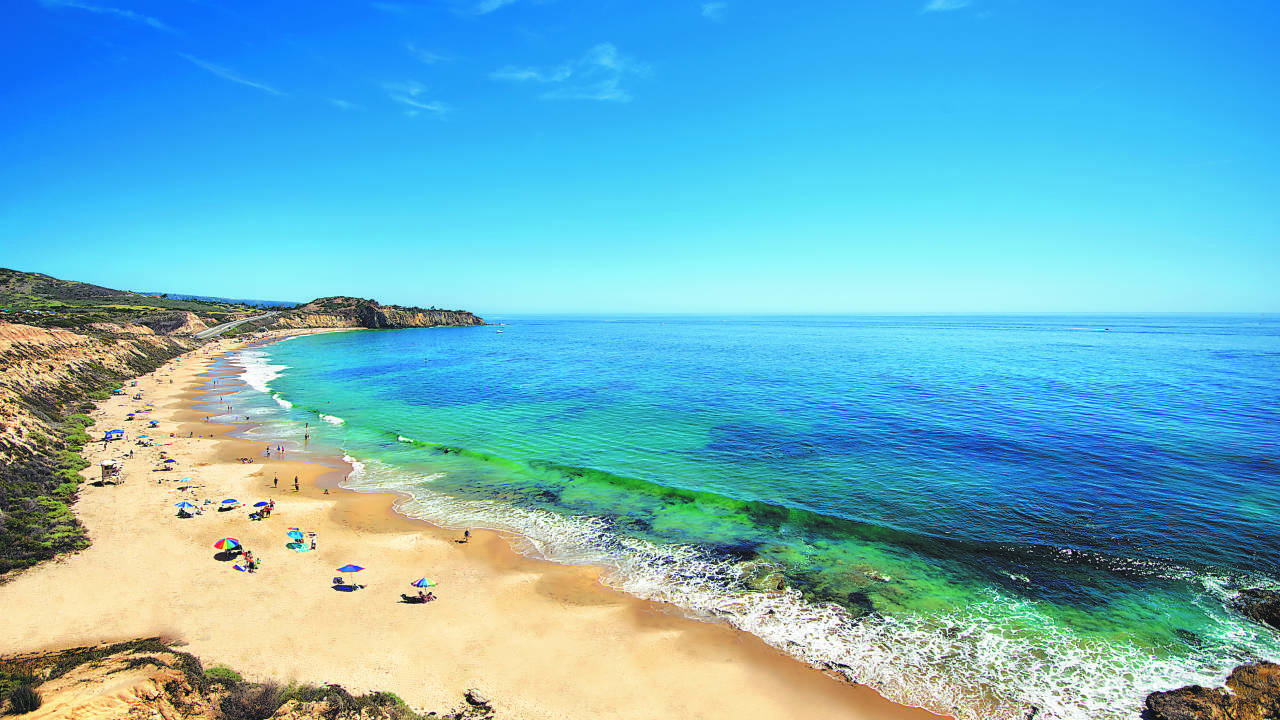 Crystal Cove in Newport Beach California, a Historial Landmark