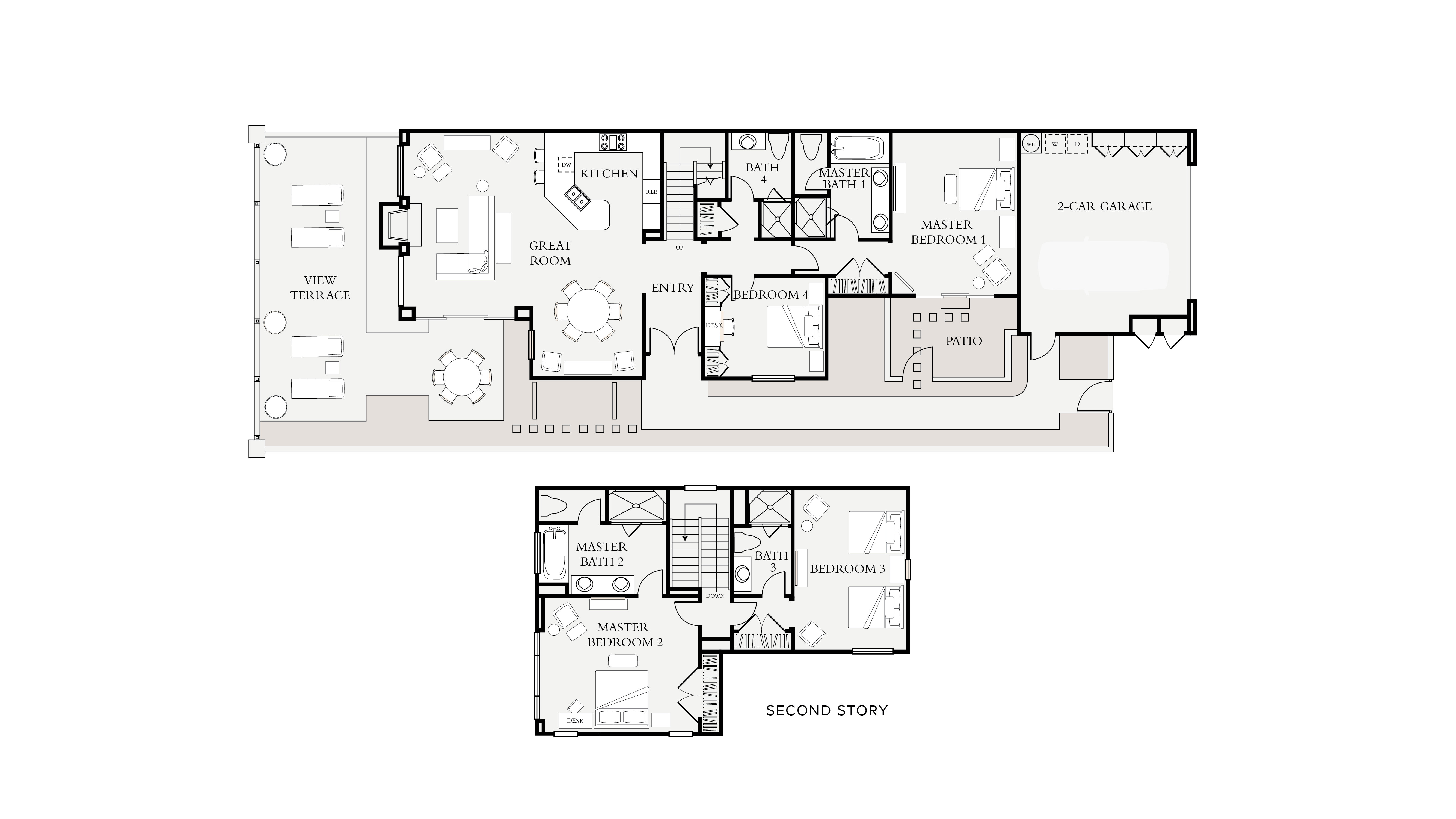Four-Bedroom Floorplan