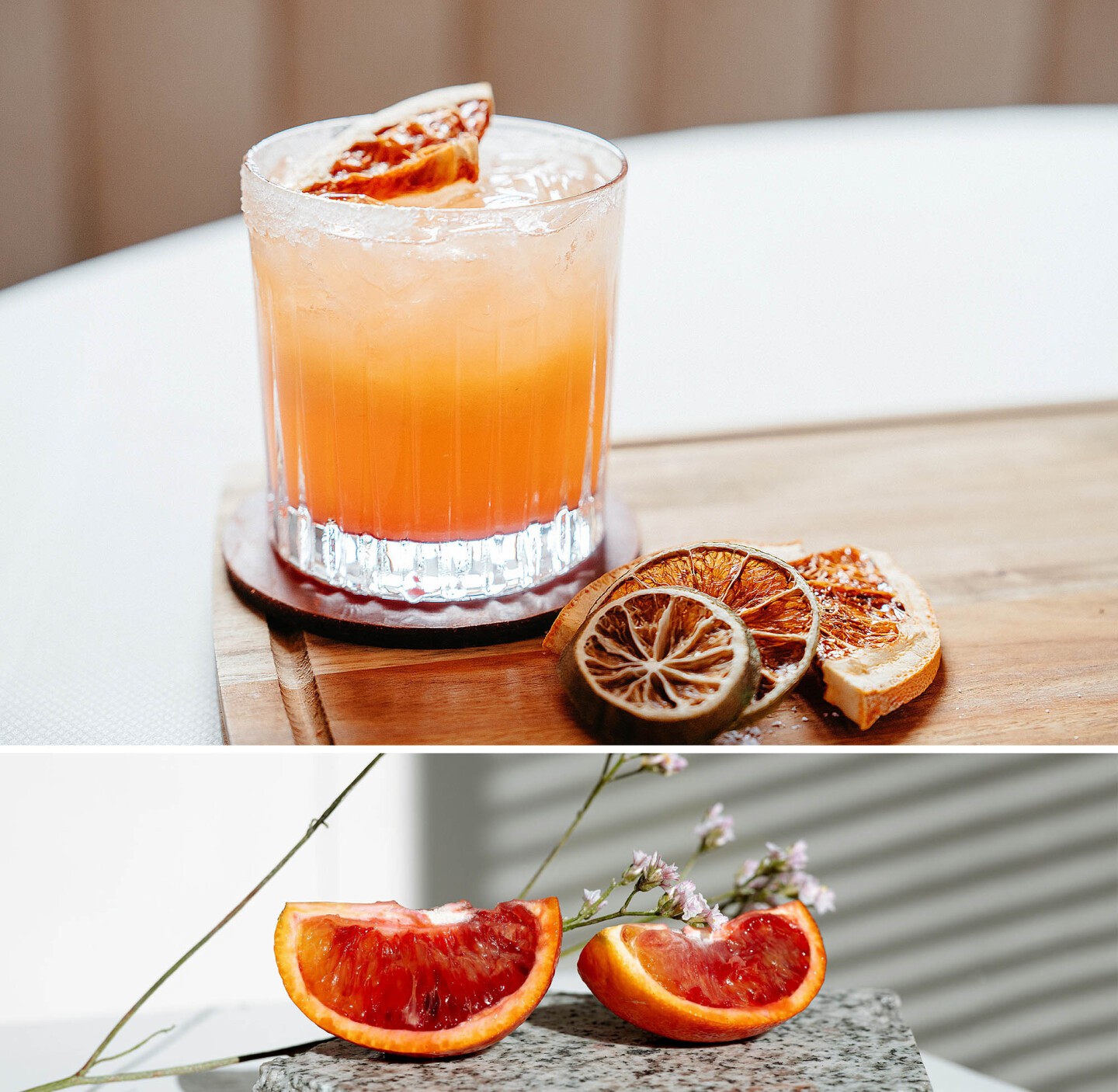 blood orange cocktail