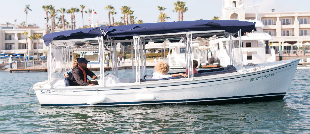 Boat the Newport Beach marina