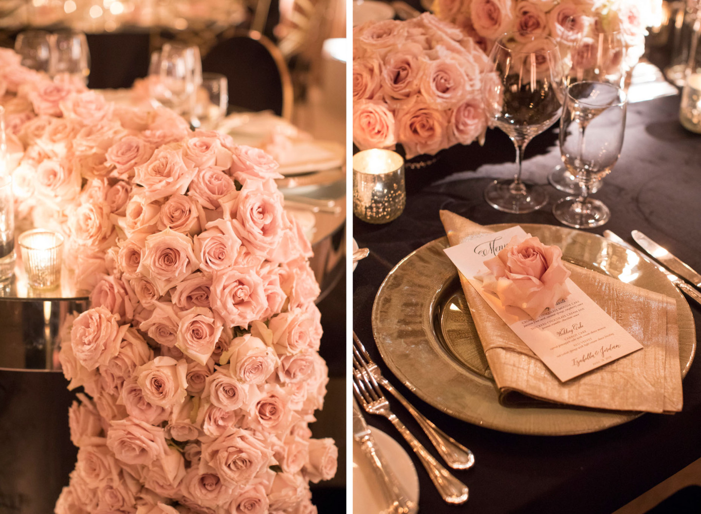 bloom box wedding floral table set